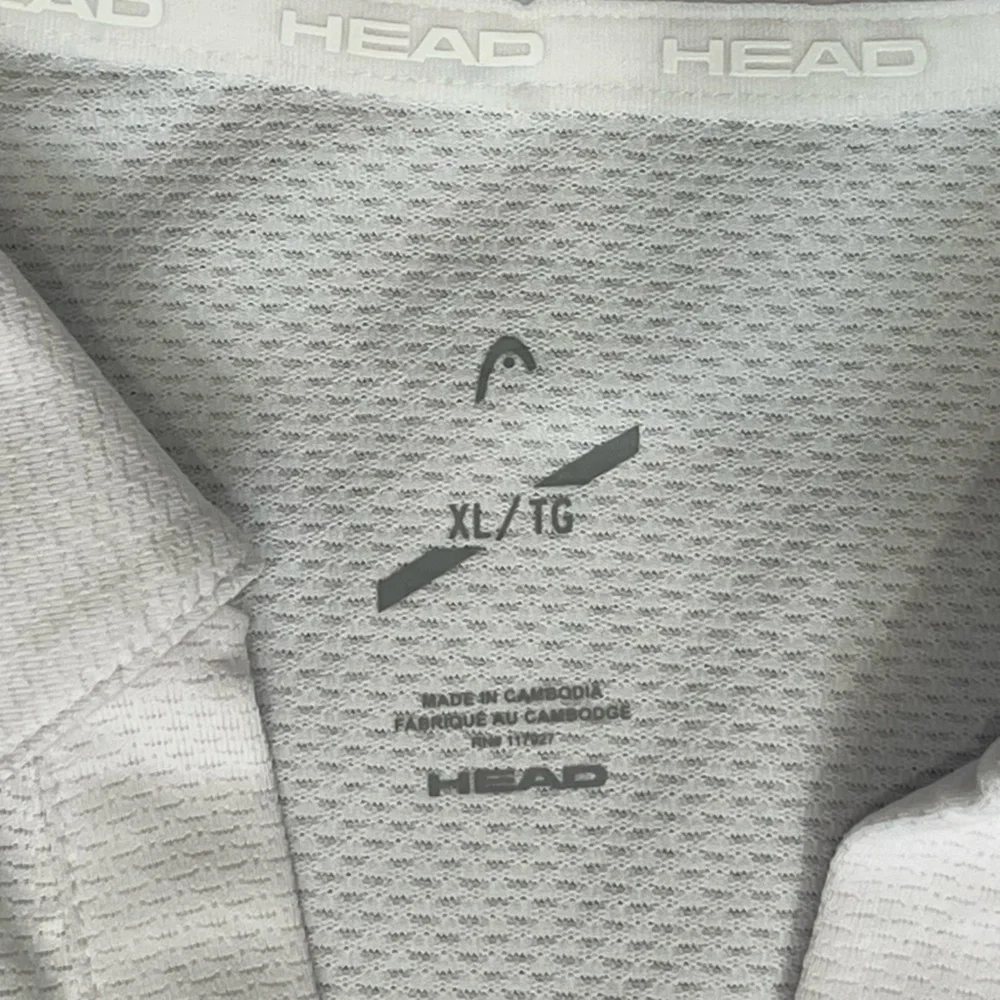 🌸2/$12🌸 Head Sleeveless Collared Shirt White Size XL - Picture 6 of 8